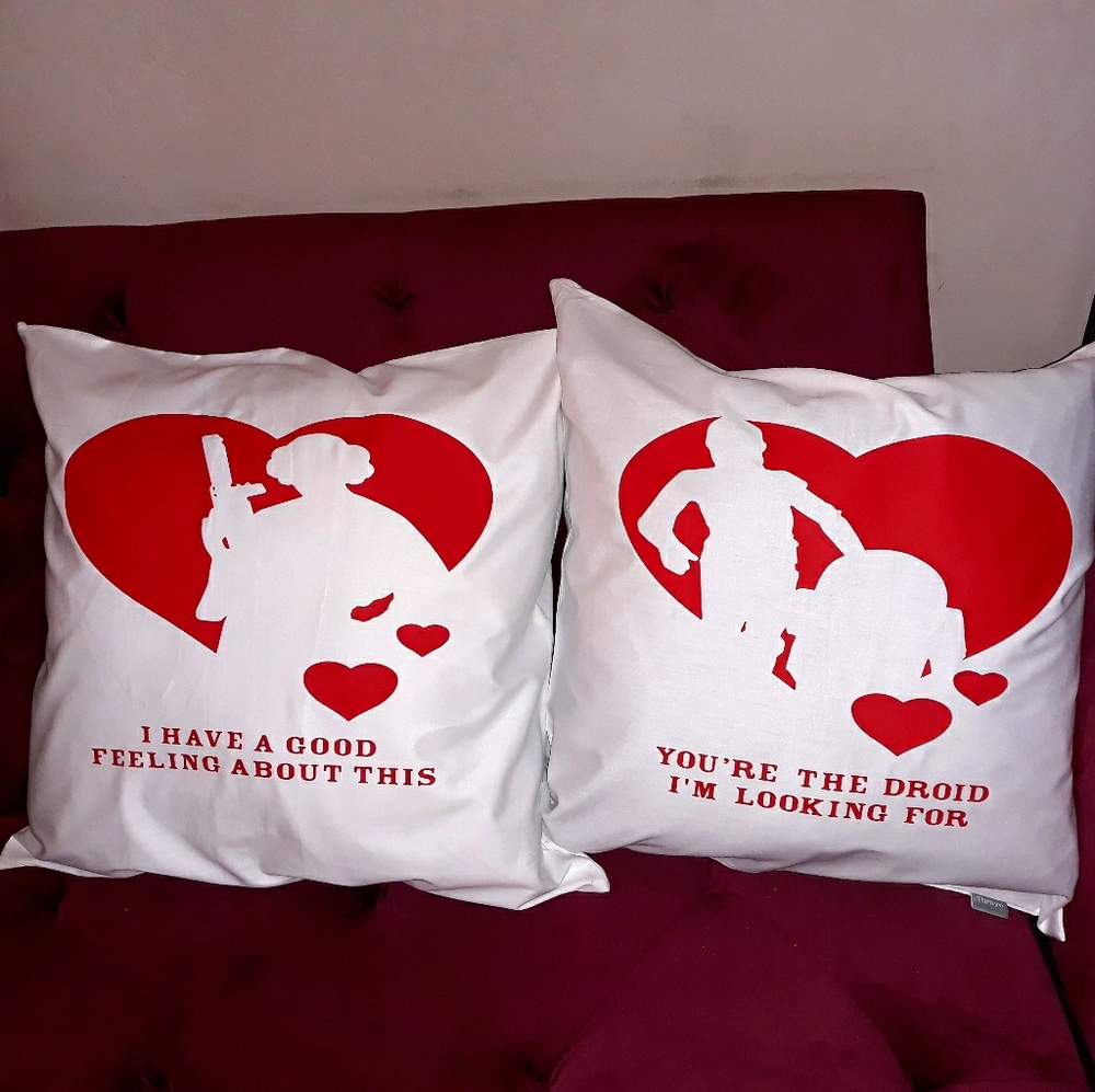 Star Wars Valentines pillow covers
